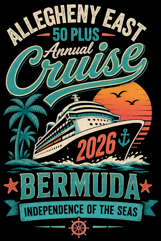 Allegheny East 50 Plus Annual Cruise 2026 Bermuda Premium T-Shirt