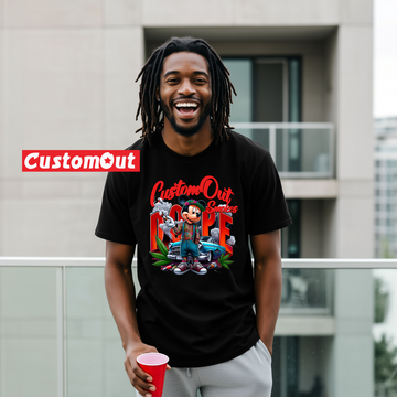 CustomOut Smokes "Blazed Up Mickey" 420 Tee