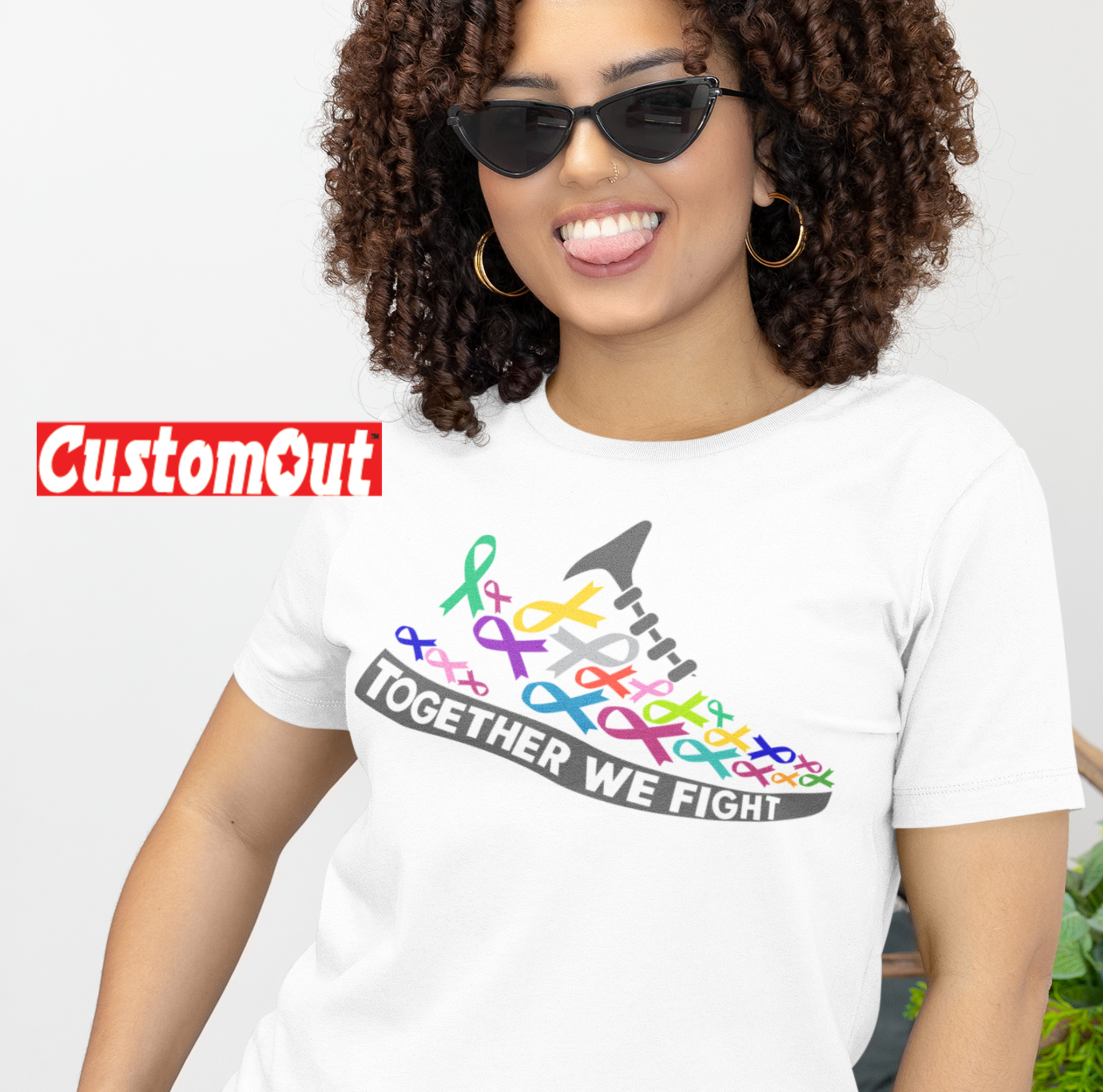 Cancer Ribbons Multiple Colors T-Shirt - 0