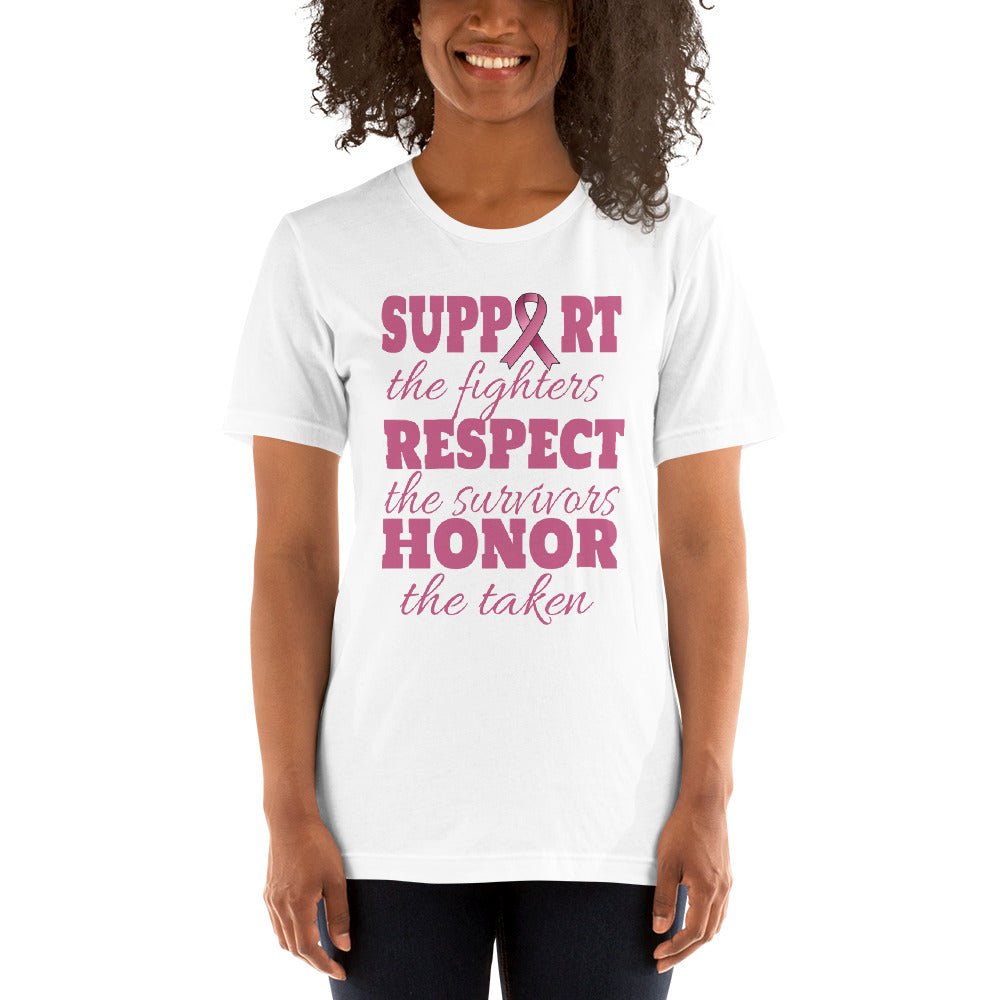 Breast Cancer Awareness Short-Sleeve Unisex T-Shirt - 0