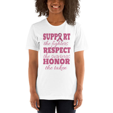 Breast Cancer Awareness Short-Sleeve Unisex T-Shirt - 0