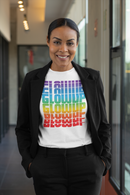 Chakra color glowup Unisex T-Shirt-2